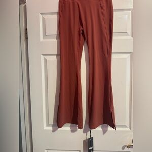 Oh Polly Rust Flared Leggings